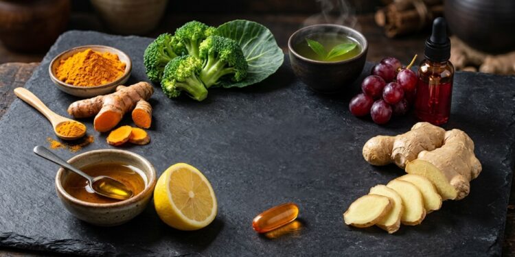 Imbir, kurkuma, witamina d3 - produkty z artykułu Co zabija komórki rakowe naturalne produkty
