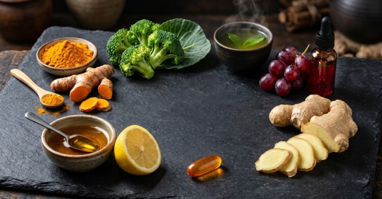 Imbir, kurkuma, witamina d3 - produkty z artykułu Co zabija komórki rakowe naturalne produkty